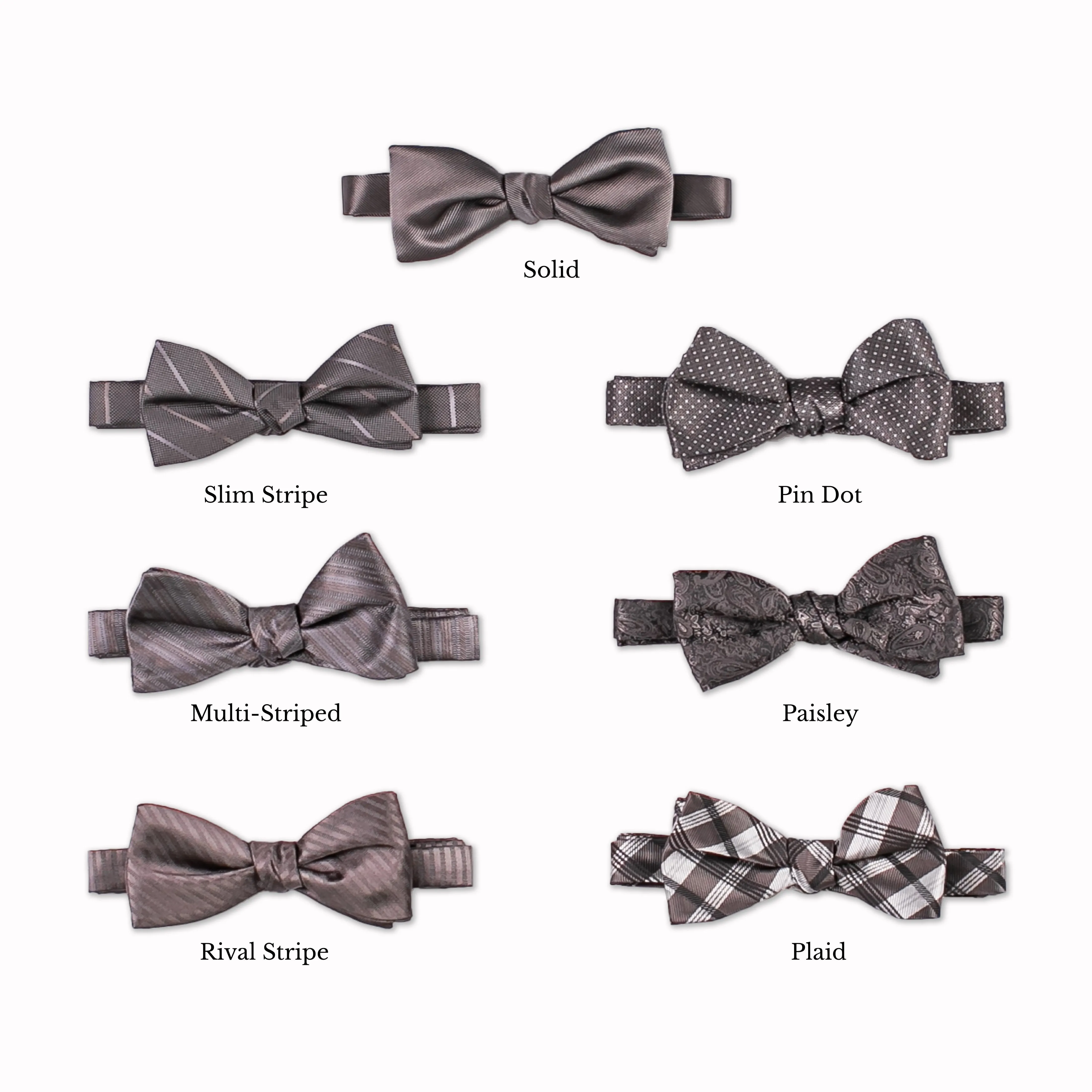 Classic Bow Tie - Smoke