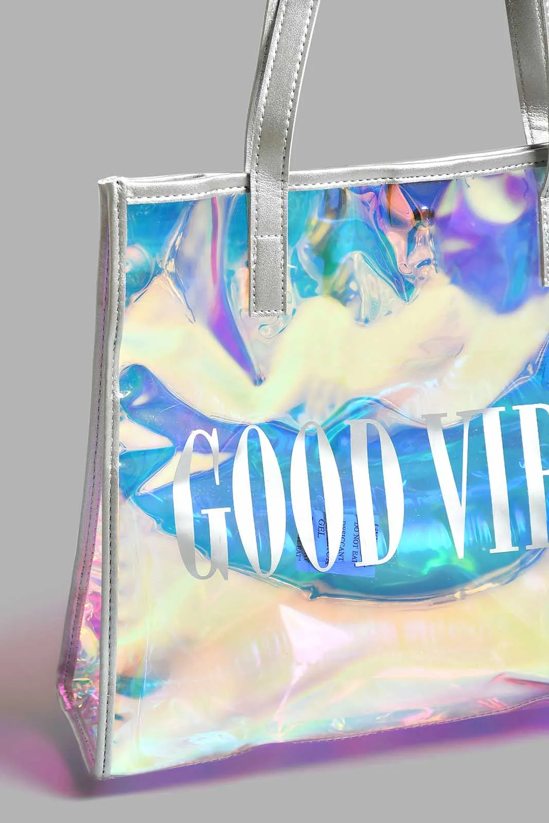 Silver Shiny Shopper